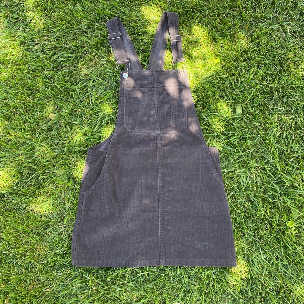 black dress overalls